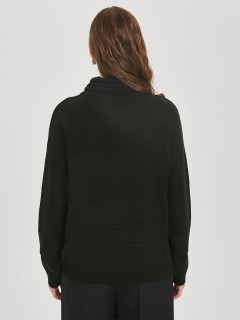 Водолазка чёрная с оригинальным воротником Priz(фото6)