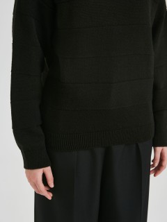 Водолазка чёрная с оригинальным воротником Priz(фото5)