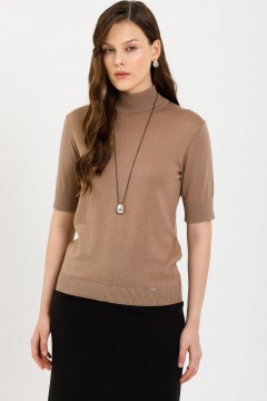 Водолазка вязаная с коротким рукавом Priz