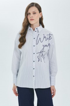 Блузка женская в тонкую полоску Priz