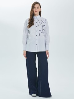 Блузка женская в тонкую полоску Priz(фото2)