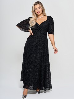 Платье вечернее из воздушной сетки на подкладе Dora(фото2)