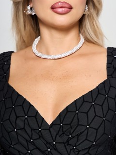 Платье вечернее из воздушной сетки на подкладе Dora(фото3)