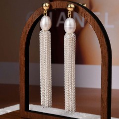 Серьги на гвоздиках с жемчугом Rada(фото2)