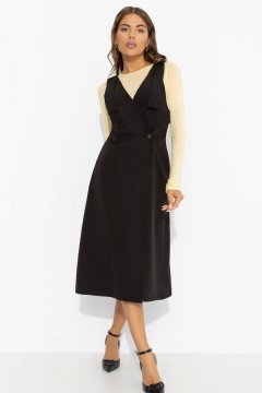 Сарафан чёрный на запах Charutti(фото2)