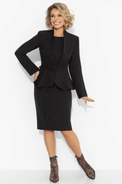 Костюм-двойка в чёрном цвете Charutti(фото6)