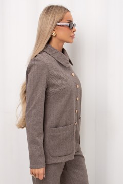 Жакет утеплённый с длинными рукавами Пейдж №1 Valentina(фото4)