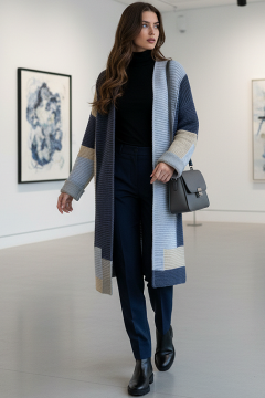 Кардиган вязаный длинный Happychoice