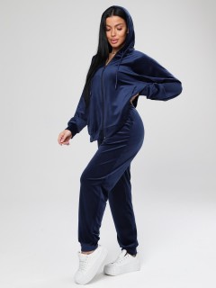Костюм велюровый синий с брюками Iv-capriz(фото8)