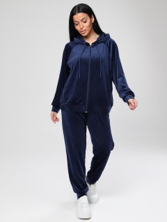 Костюм велюровый синий с брюками Iv-capriz(фото3)