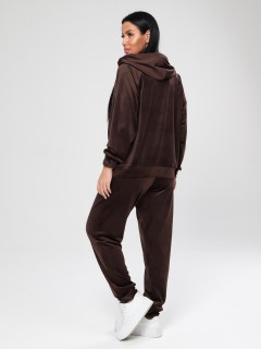 Костюм велюровый с брюками в шоколадном цвете Iv-capriz(фото8)