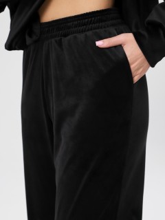 Костюм велюровый чёрный с брюками Iv-capriz(фото7)