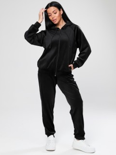 Костюм велюровый чёрный с брюками Iv-capriz(фото8)