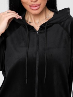 Костюм велюровый чёрный с брюками Iv-capriz(фото4)