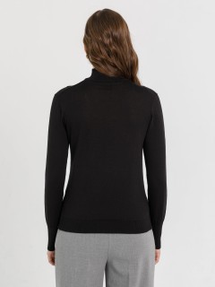 Водолазка вязаная чёрная Priz(фото6)