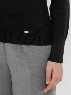 Водолазка вязаная чёрная Priz(фото5)