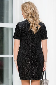 Платье бархатное чёрного цвета Lavira(фото5)