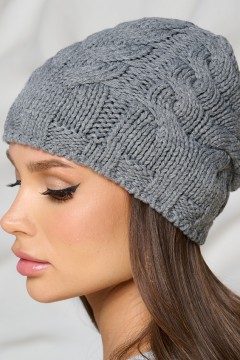 Шапка демисезонная серого цвета Bellovera(фото2)