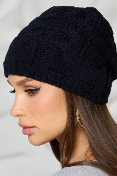Шапка демисезонная тёмно-синего цвета Bellovera(фото3)