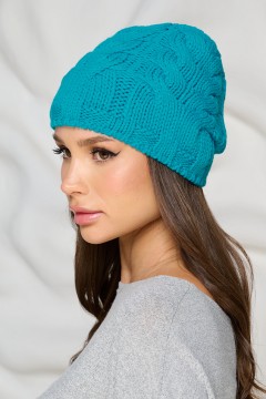 Шапка демисезонная бирюзового цвета Bellovera(фото2)