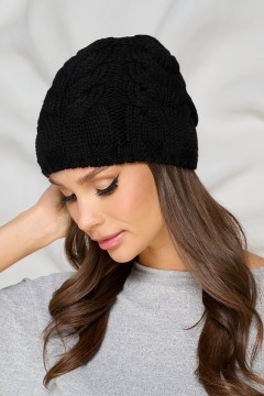 Шапка демисезонная чёрного цвета Bellovera(фото2)