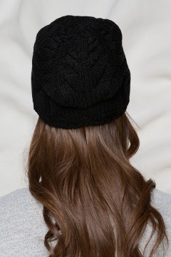 Шапка демисезонная чёрного цвета Bellovera(фото5)