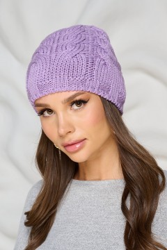 Шапка демисезонная сиреневого цвета Bellovera