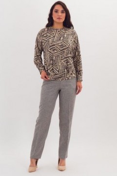 Брюки светло-серые с карманами Braslava