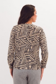 Джемпер трикотажный с принтом Braslava(фото6)