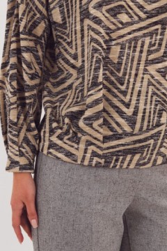 Джемпер трикотажный с принтом Braslava(фото5)