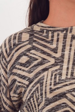 Джемпер трикотажный с принтом Braslava(фото3)