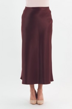 Юбка-колокол коричневого цвета Braslava(фото3)