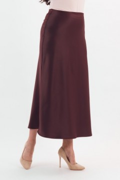 Юбка-колокол коричневого цвета Braslava(фото4)