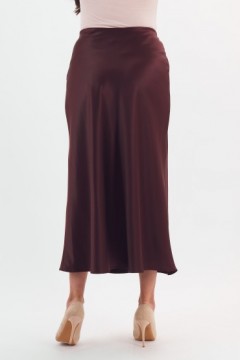 Юбка-колокол коричневого цвета Braslava(фото5)