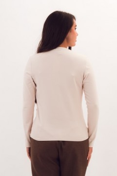 Джемпер трикотажный молочного цвета Braslava(фото5)