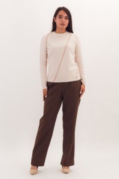 Джемпер трикотажный молочного цвета Braslava(фото2)