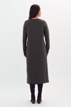Платье трикотажное тёмно-серое Braslava(фото5)
