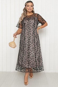 Платье нарядное длинное из сетки Agata(фото3)