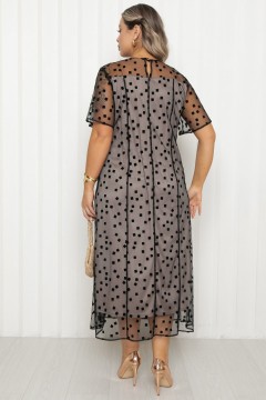 Платье нарядное длинное из сетки Agata(фото6)