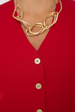 Жилет женский красного цвета  Agata(фото5)