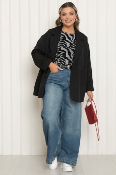 Лонгслив из сетки с принтом Agata(фото4)