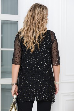 Туника чёрная нарядная Lavira(фото4)