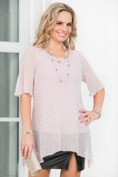 Туника розовая нарядная Lavira