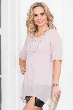 Туника розовая нарядная Lavira(фото5)