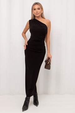 Платье-футляр вечернее чёрное Лорина №1 Valentina