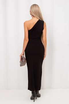 Платье-футляр вечернее чёрное Лорина №1 Valentina(фото7)
