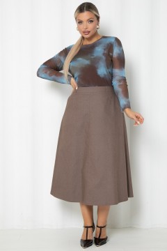 Лонгслив из сетки с принтом Agata(фото2)