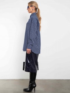 Рубашка в синюю клетку Kosmos(фото7)