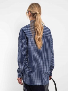 Рубашка в синюю клетку Kosmos(фото5)