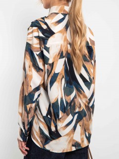 Рубашка с абстрактным принтом Kosmos(фото5)